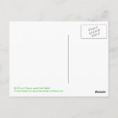 Wise in Natuur card Briefkaart (Achterkant)