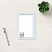Wise Kat Kat | Jouw namen toevoegen Post-it® Notes (Kantoor)