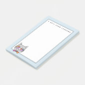 Wise Kat Kat | Jouw namen toevoegen Post-it® Notes (Schuin)