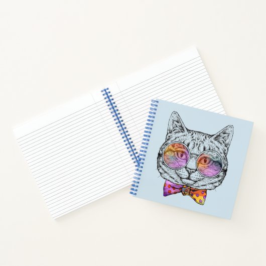 Wise Kat Kat Notitieboek (Binnen)