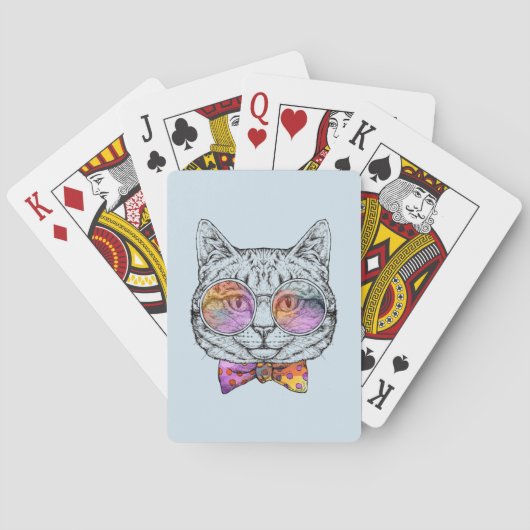 Wise Kat Kat Pokerkaarten (Achterkant)