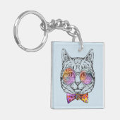 Wise Kat Kat Sleutelhanger (Voorkant Links)