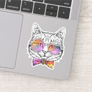 Wise Kat Kat Sticker