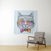 Wise Kat Kat Wandkleed (In situ)