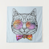 Wise Kat Kat Wandkleed (Voorkant)