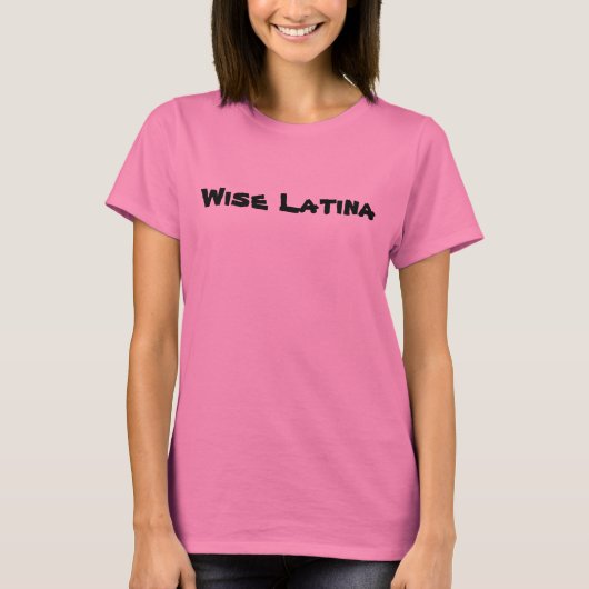 Wise Latina T-shirt (Voorkant)