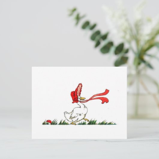  Wise Mamma Goose Briefkaart (Staand voorkant)