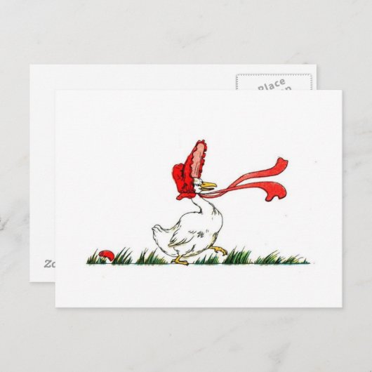  Wise Mamma Goose Briefkaart (Voorkant / Achterkant)