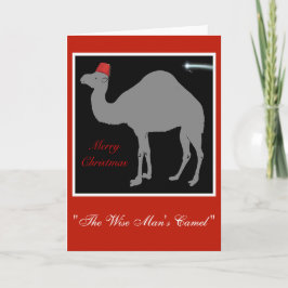 Wise Man Camel Christmas Kaart