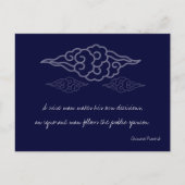 Wise Man Makes His Own Decisions - Chinese Proverb Briefkaart (Voorkant)