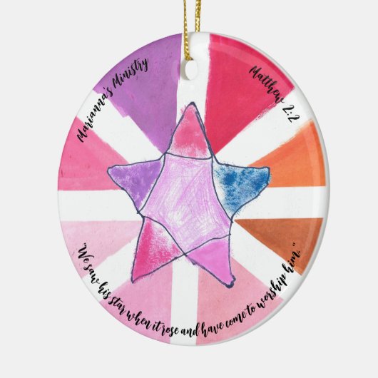 Wise Man Star Ornament (Links)