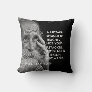 Wise man Words Sierkussen
