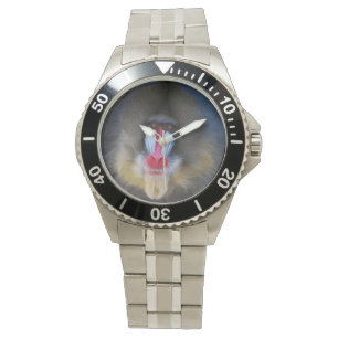 Wise Mandrill Monkey Horloge