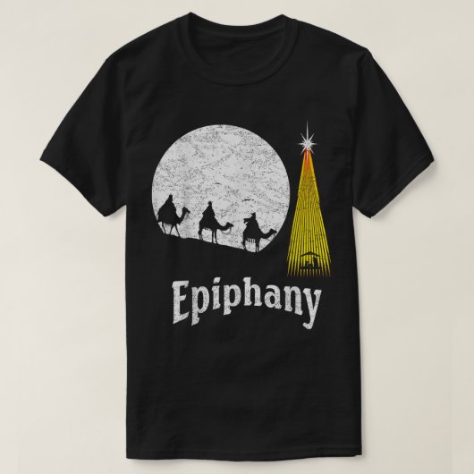 Wise Mannen Epiphany Drie Kings Day T-shirt (Design voorkant)