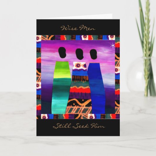 Wise Mannen Holiday Kaart (Voorkant)