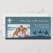 Wise Mannen - kerstfoto - Religie Feestdagenkaart (Voorkant)