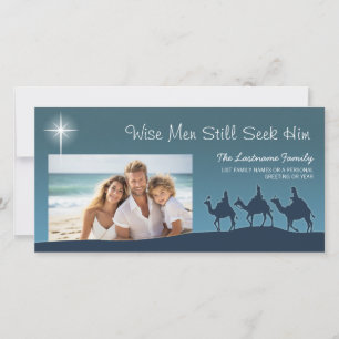 Wise Mannen - kerstfoto - Religie Feestdagenkaart