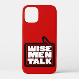 Wise mannen praten over rode, witte en zwarte ifoo Case-Mate iPhone case