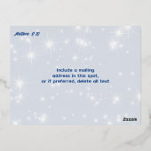 Wise Mannen Scripting kerststerren Briefkaart Foli (Achterkant)