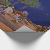 Wise Mannen Star Kerstgrafisch Cadeaupapier (Hoek)