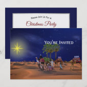 Wise Mannen Star Kerstgrafisch Kaart (Voorkant / Achterkant)