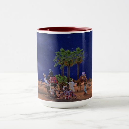 Wise Mannen Star Kerstgrafisch Mok (Midden)