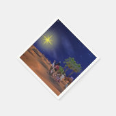 Wise Mannen Star Kerstgrafisch Servet (Hoek)