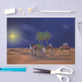Wise Mannen Star Kerstgrafisch Tissuepapier (Craft)
