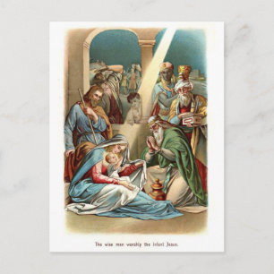 Wise Mannen Worship Briefkaart