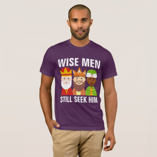 WISE MANNEN ZIEN HEM NOG STEEDS, Christelijke T-sh T-shirt