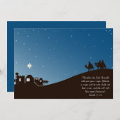 Wise Mannen zoeken hem een kerstkaart (Voorkant / Achterkant)