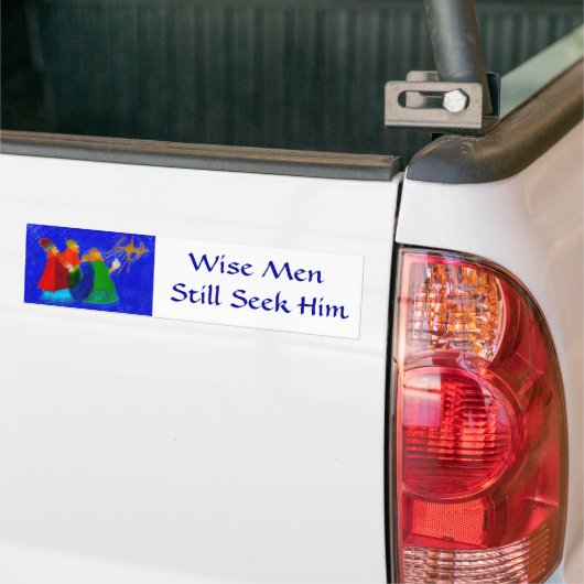 Wise Mannen zoeken hem nog steeds Bumpersticker (Op Truck)