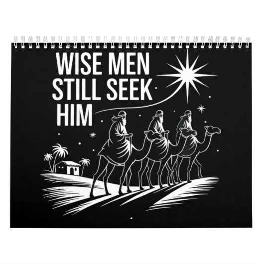Wise Mannen zoeken hem nog steeds Christelijk Kers Kalender (Hoes)