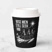 Wise Mannen zoeken hem nog steeds Christelijk Kers Papieren Bekers (Voorkant)