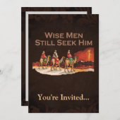 Wise Mannen zoeken hem nog steeds, kerst Kaart (Voorkant / Achterkant)