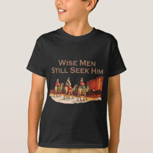 Wise Mannen zoeken hem nog steeds, kerst T-shirt