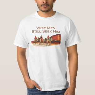 Wise Mannen zoeken hem nog steeds, kerst T-shirt