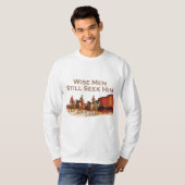 Wise Mannen zoeken hem nog steeds, kerst T-shirt (Voorkant volledig)