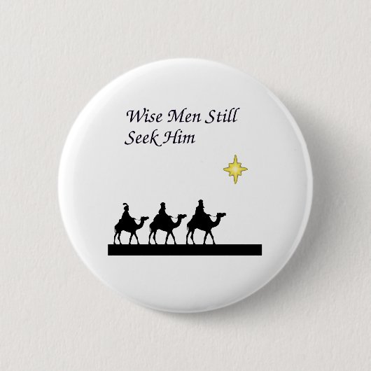 Wise Mannen zoeken hem nog steeds Ronde Button 5,7 Cm (Voorkant)