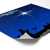 WISE MANNEN ZOEKEN HEM! POSTER AWARD CHRISTMAS DEC (Hoek)