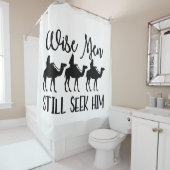 Wise Mannen zoeken nog steeds naar zijn kerst Douchegordijn (In situ)