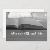 Wise Mannen zoeken nog steeds naar zijn kerst Feestdagenkaart (Voorkant / Achterkant)