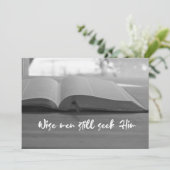 Wise Mannen zoeken nog steeds naar zijn kerst Feestdagenkaart (Staand voorkant)