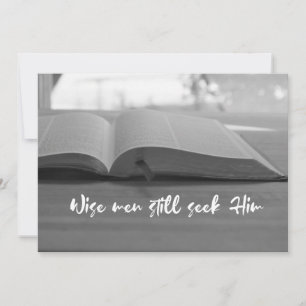 Wise Mannen zoeken nog steeds naar zijn kerst Feestdagenkaart