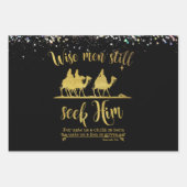 Wise Mannen zoeken nog steeds naar zijn kerst Inpakpapier Vel (Voorkant 3)