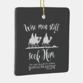 Wise Mannen zoeken nog steeds naar zijn kerst Keramisch Ornament (Rechts)