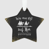 Wise Mannen zoeken nog steeds naar zijn kerst Ornament (voorkant)
