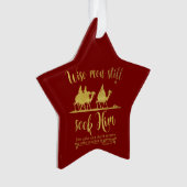 Wise Mannen zoeken nog steeds naar zijn kerst Ornament (voorkant)