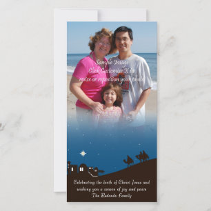 Wise Mannen zoeken zijn kerstkaart