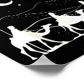 Wise Men Christian Christmas Jesus Nativity Scene  Poster (Hoek)